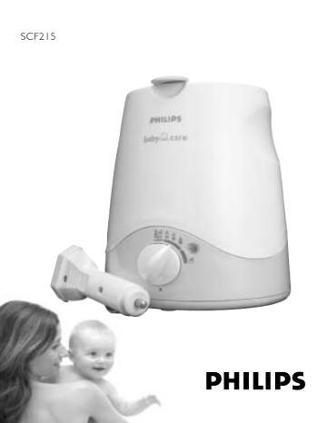 Philips Bottle Warmer SCF215 User manual Philips Bottle Warmer SCF215 User manual