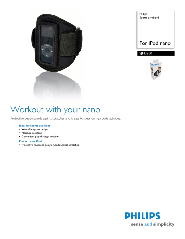Philips Carrying Case SJM3200 User manual Philips Carrying Case SJM3200 User manual