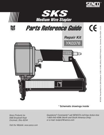 Senco Staple Gun SKS User Manual Manualzz