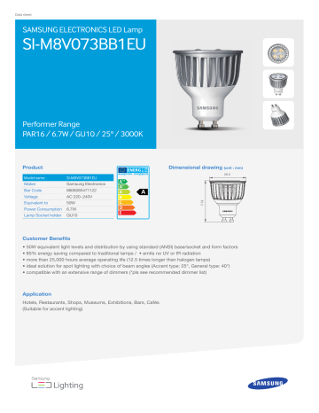 Samsung Indoor Furnishings SI-M8V073BB1EU User manual Samsung Indoor Furnishings SI-M8V073BB1EU User manual
