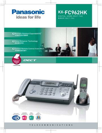 Panasonic Fax Machine KX-FC962HK User manual Panasonic Fax Machine KX-FC962HK User manual