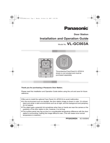 Panasonic Light Therapy Device VL-GC003A User manual Panasonic Light Therapy Device VL-GC003A User manual