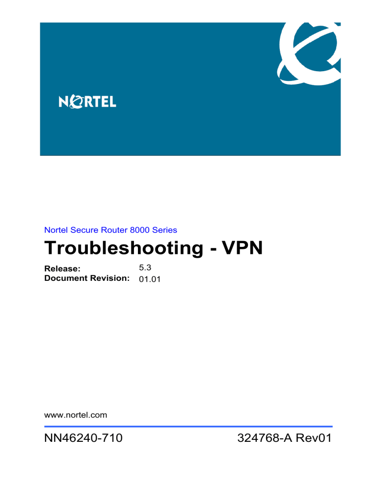 Panasonic Network Router NN46240-710 User manual Panasonic Network Router NN46240-710 User manual