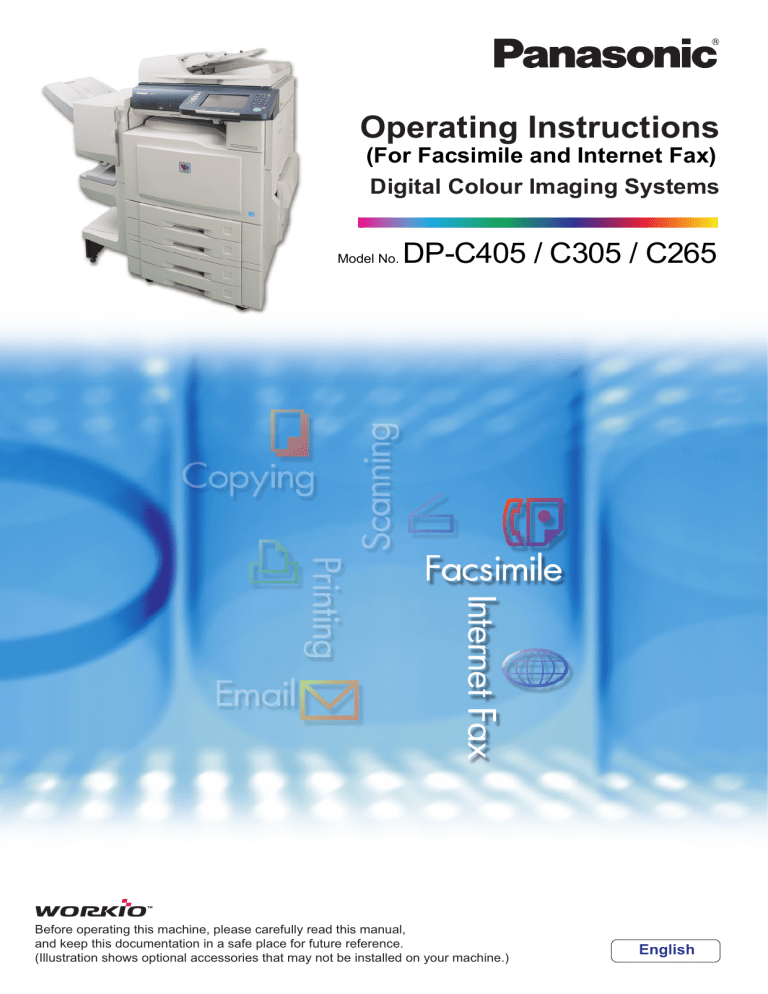 Panasonic All in One Printer DP-4530 User manual Panasonic All in One Printer DP-4530 User manual