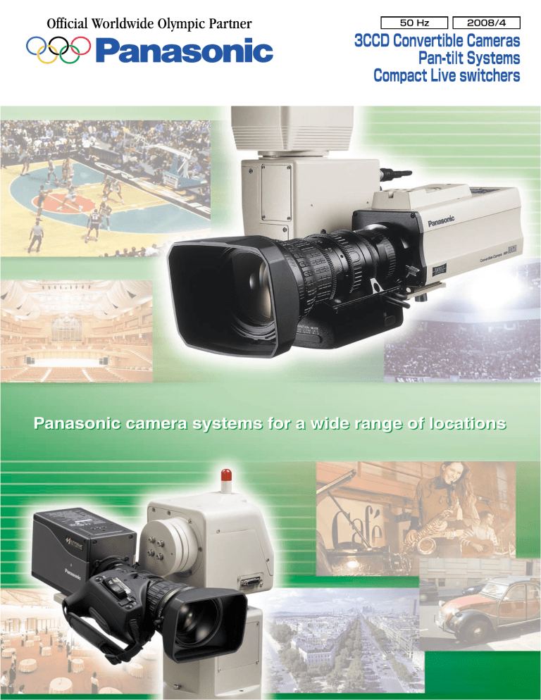 Panasonic Security Camera 3CCD User manual Panasonic Security Camera 3CCD User manual
