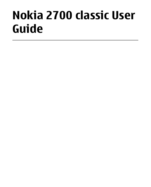 Panasonic Cell Phone 2700 User manual Panasonic Cell Phone 2700 User manual