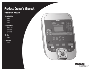 Precor Treadmill 776i User manual | Manualzz Precor Treadmill 776i User manual | Manualzz