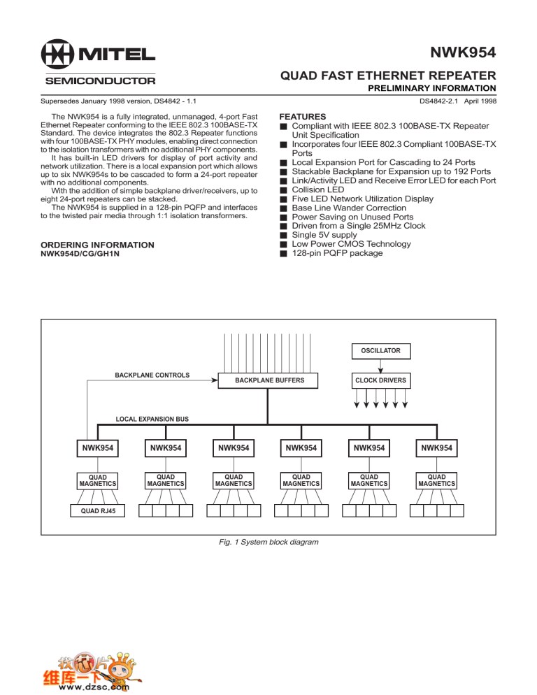 Mitel Network Router NWK954 User manual Mitel Network Router NWK954 User manual