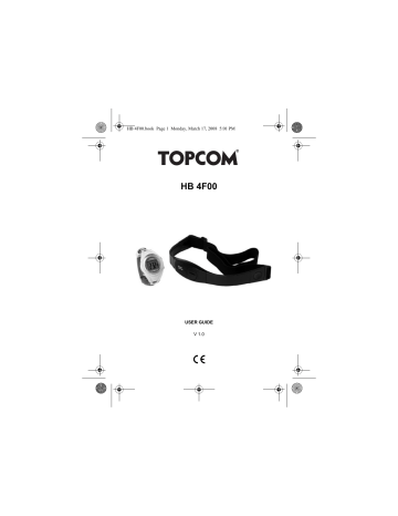 Topcom Watch HB 4F00 User manual Topcom Watch HB 4F00 User manual