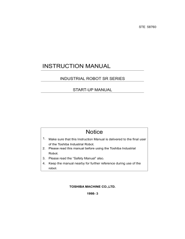 Toshiba Welding System STE 58760 User manual | Manualzz Toshiba Welding System STE 58760 User manual | Manualzz