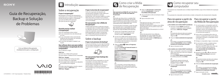 Sony VPCYB25AB, VPCYB15AB Owner's manual Sony VPCYB25AB, VPCYB15AB Owner's manual
