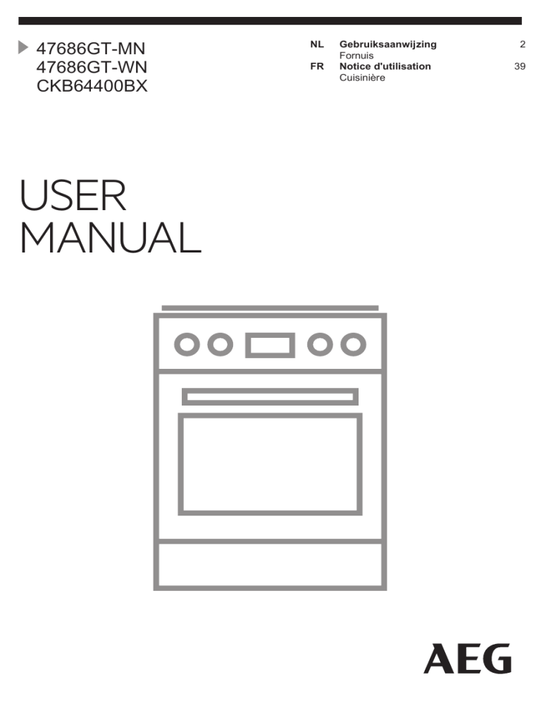 AEG 47686GT-MN, CKB64400BX, 47686GT-WN User manual AEG 47686GT-MN, CKB64400BX, 47686GT-WN User manual