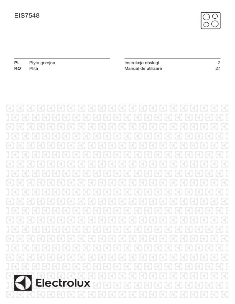 Electrolux EIS7548 User manual Electrolux EIS7548 User manual