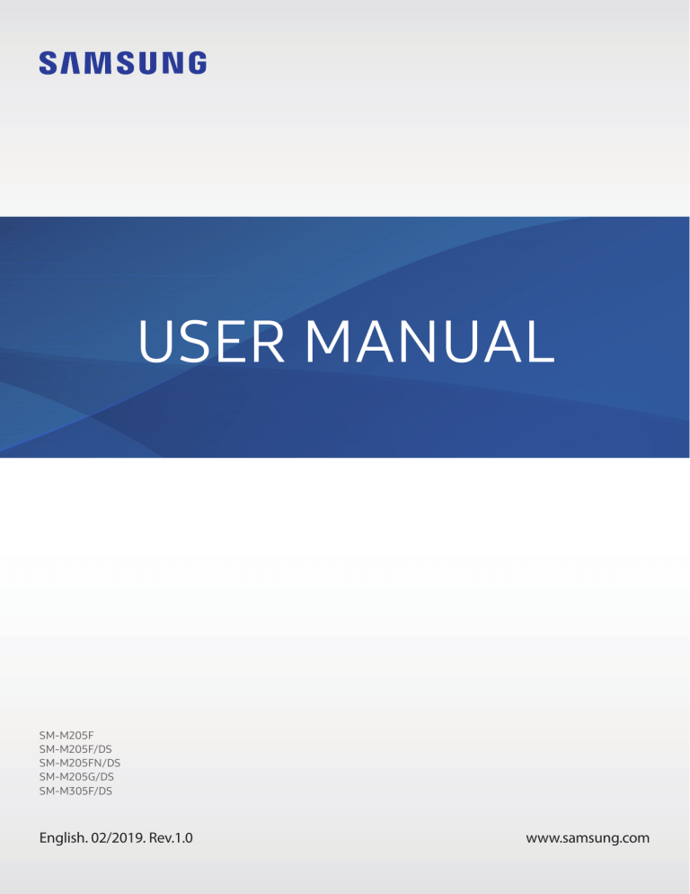 Samsung SM-M205FN/DS, SM-M205G/DS, SM-M205F/DS, SM-M305F/DS, SM-M205F User manual Samsung SM-M205FN/DS, SM-M205G/DS, SM-M205F/DS, SM-M305F/DS, SM-M205F User manual