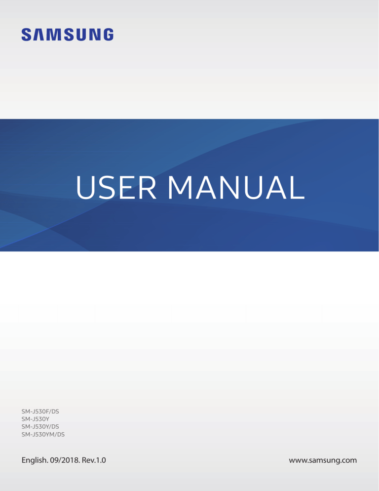 Samsung SM-J530F/DS, SM-J530Y/DS, SM-J530Y, SM-J530YM/DS, SM-J530F User manual Samsung SM-J530F/DS, SM-J530Y/DS, SM-J530Y, SM-J530YM/DS, SM-J530F User manual
