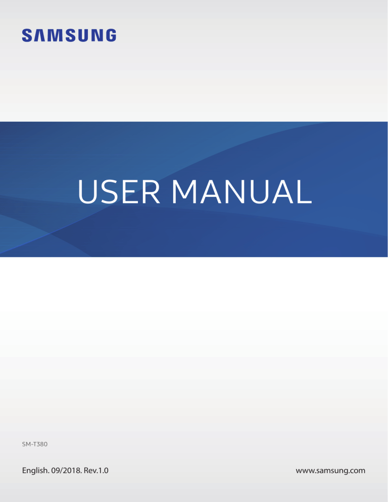 Samsung SM-T380 User manual Samsung SM-T380 User manual
