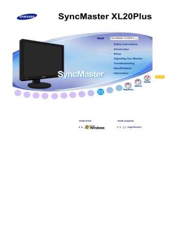 Samsung XL20PLUS User manual Samsung XL20PLUS User manual