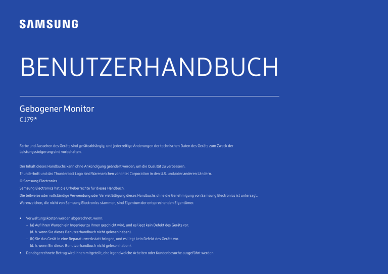 Samsung C34J791WTM, C34J791WTU User manual Samsung C34J791WTM, C34J791WTU User manual