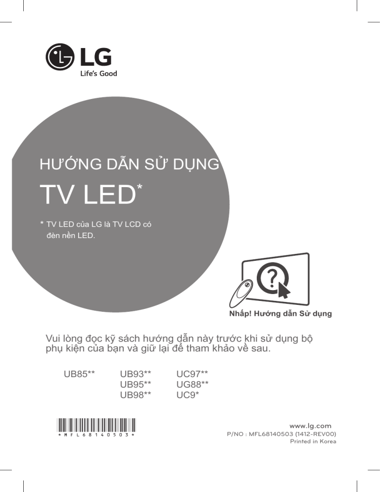 LG 105UC9T Owner's manual LG 105UC9T Owner's manual