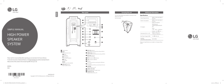 LG RK4 Owner's manual LG RK4 Owner's manual