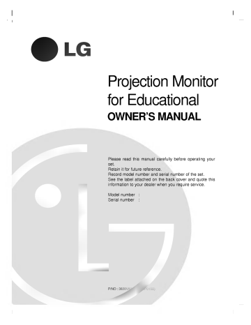 LG MT-54NA21 Owner's manual LG MT-54NA21 Owner's manual