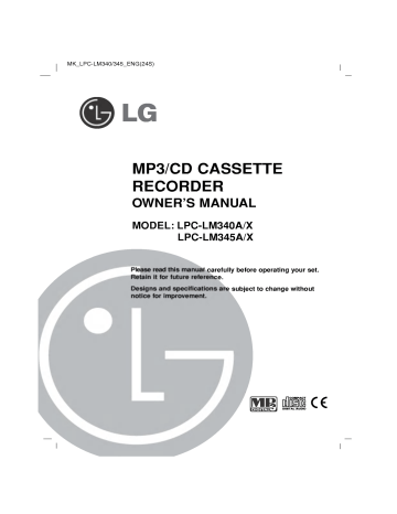 LG LPC-LM340A User guide LG LPC-LM340A User guide