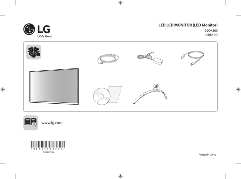 LG 32QK500-W Owner's manual LG 32QK500-W Owner's manual