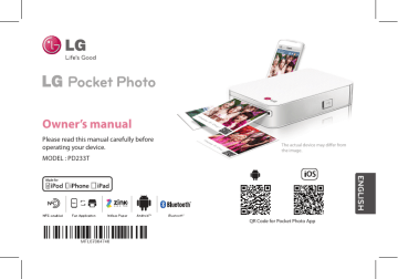 LG PD233T, PD233T.DDEULLK Owner's manual LG PD233T, PD233T.DDEULLK Owner's manual