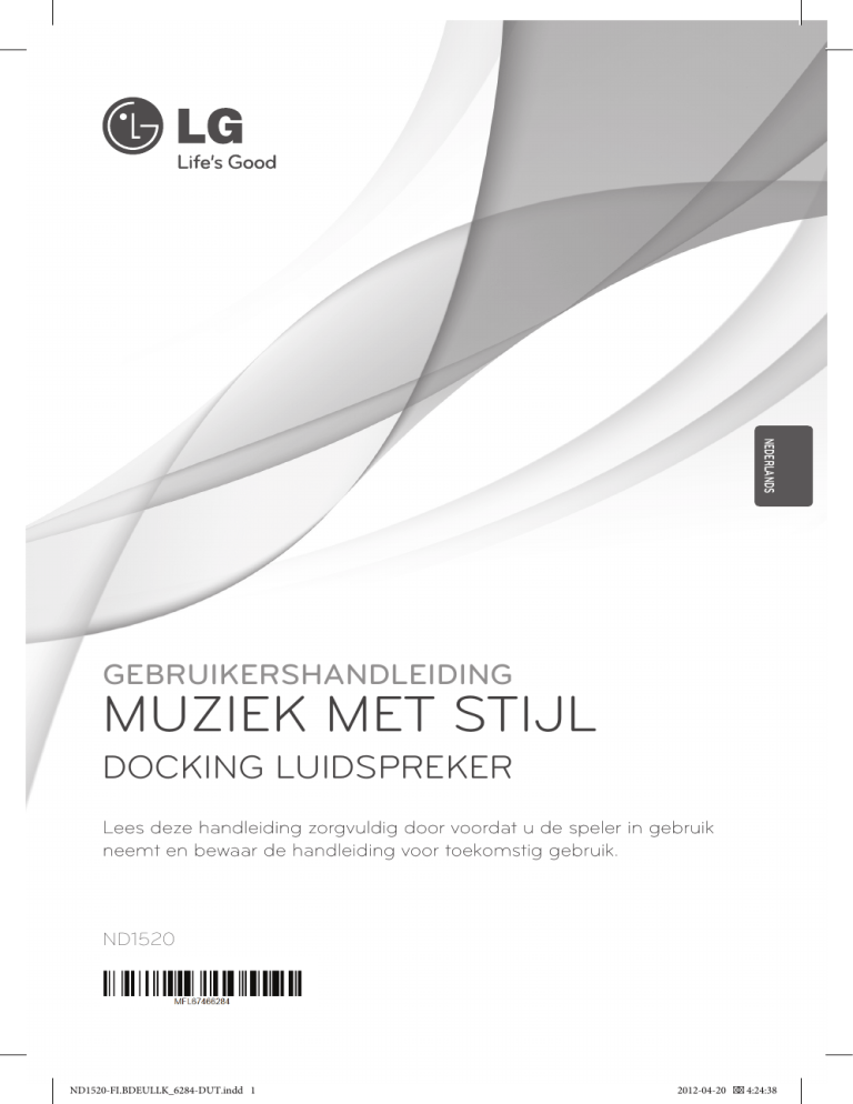 LG ND1520 Owner's manual LG ND1520 Owner's manual