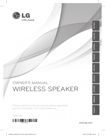 LG NP6630 User guide LG NP6630 User guide