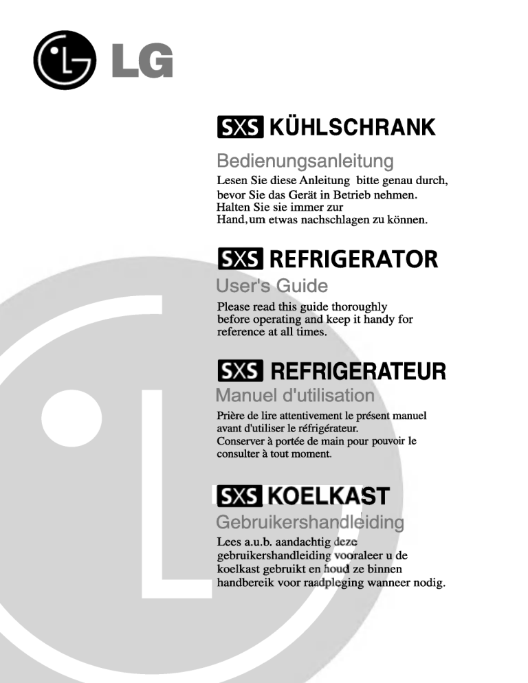 LG GC-A207CLBA Owner's manual LG GC-A207CLBA Owner's manual