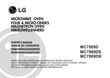 LG MC7889DS Owner's manual LG MC7889DS Owner's manual