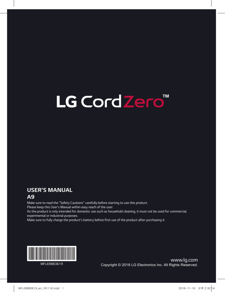 LG A958VA User guide LG A958VA User guide