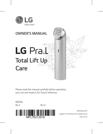 LG BLJ1, BLJ2 User guide LG BLJ1, BLJ2 User guide