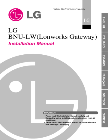 LG PQNFB16A1.ENCXLEU Installation guide LG PQNFB16A1.ENCXLEU Installation guide