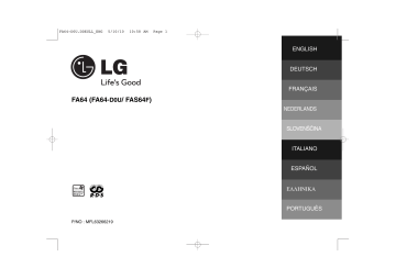 LG FA64 User guide LG FA64 User guide