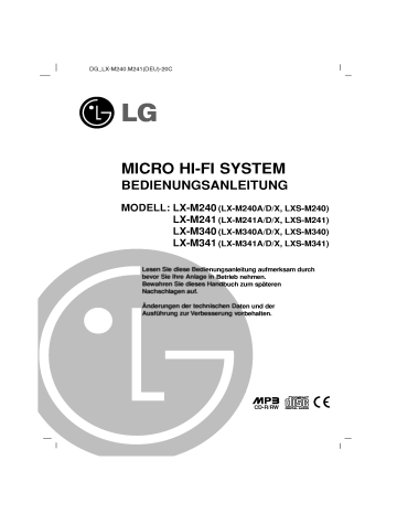 LG LX-M340D User guide LG LX-M340D User guide