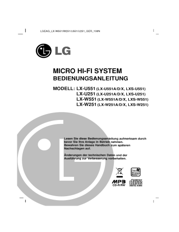 LG LX-U551D User guide LG LX-U551D User guide