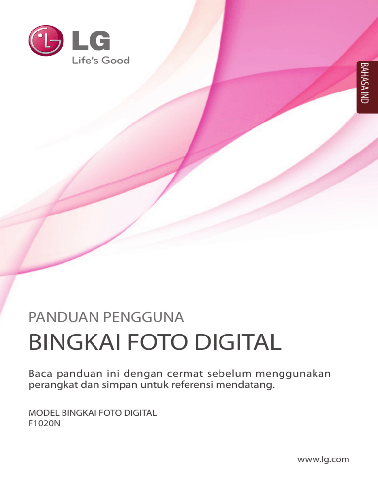 LG F1020N-PN Owner's manual LG F1020N-PN Owner's manual