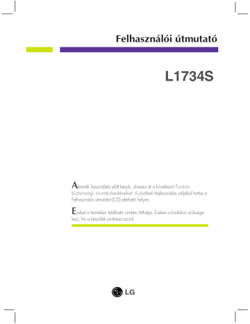 LG L1734S-SN User guide LG L1734S-SN User guide
