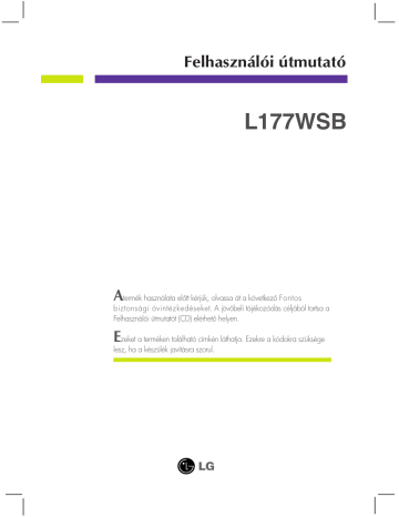 LG L177WSB-PF, L177WSB.PF User guide LG L177WSB-PF, L177WSB.PF User guide