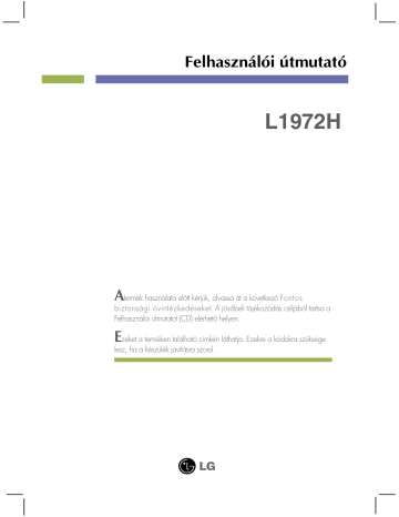 LG L1972H-PF User guide LG L1972H-PF User guide