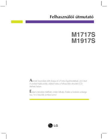 LG M1717S-BN, M1917S-BN User guide LG M1717S-BN, M1917S-BN User guide