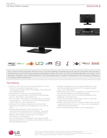 LG 24CAV37K-B Datasheet LG 24CAV37K-B Datasheet