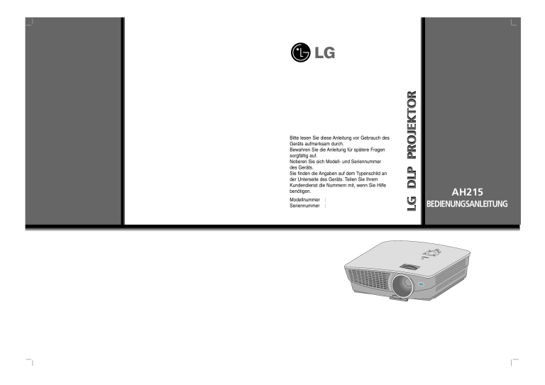 LG AH215-JD, AH215 User guide LG AH215-JD, AH215 User guide