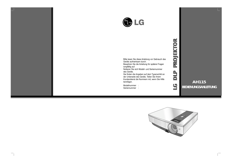 LG AH115-JD, AH115 User guide LG AH115-JD, AH115 User guide