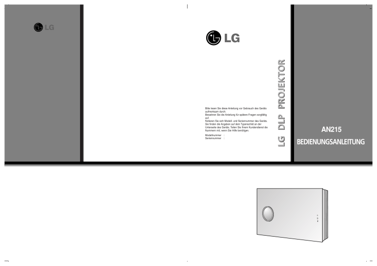 LG AN215, AN215-JD User guide LG AN215, AN215-JD User guide