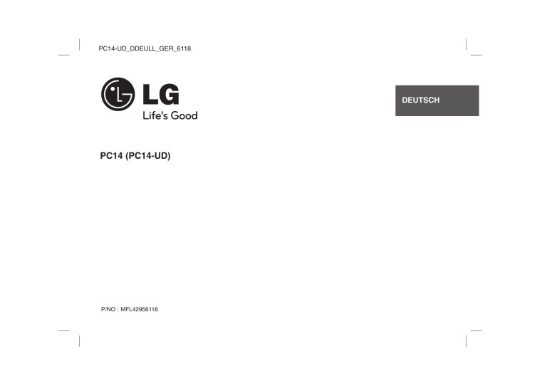 LG PC14 User guide LG PC14 User guide