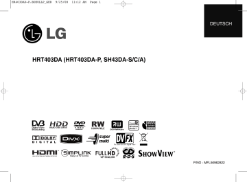 LG HRT403DA Benutzerhandbuch | Manualzz LG HRT403DA Benutzerhandbuch | Manualzz