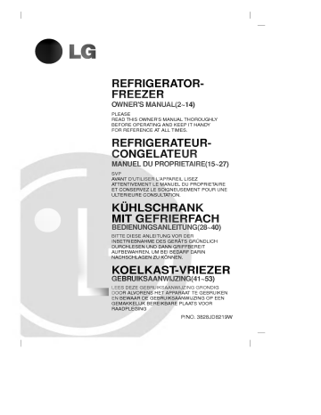 LG GR-T342S User guide LG GR-T342S User guide
